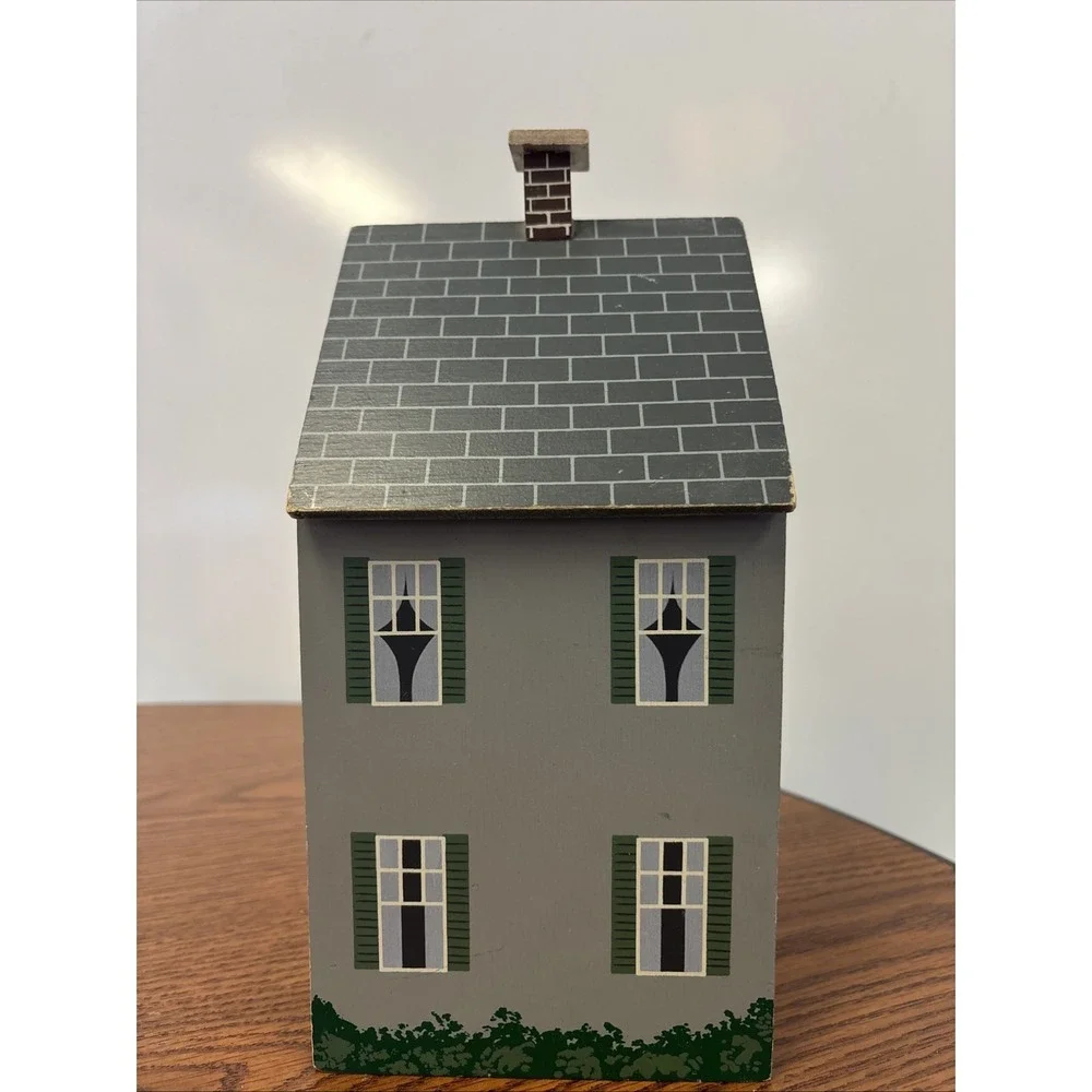 Flour House‎ Wood Canister Farmhouse Decor with Plastic Liner 11